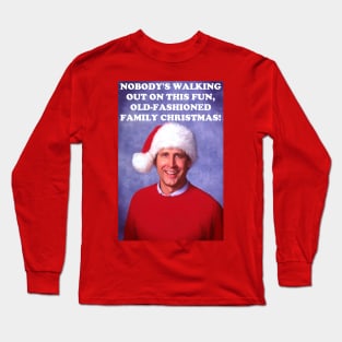 Fun, Old-Fashioned Family Christmas Long Sleeve T-Shirt